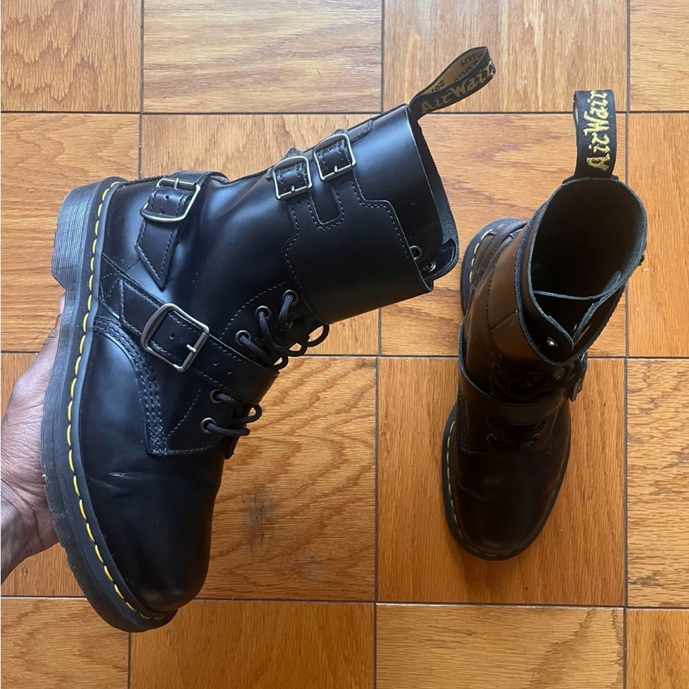 Men’s Dr. Martens 1490 Joshka Smooth ‘Black’ Boots Size 10